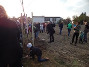 100.výročí vzniku Československé republiky - výsadba stromů Alej republiky na Vlkavě